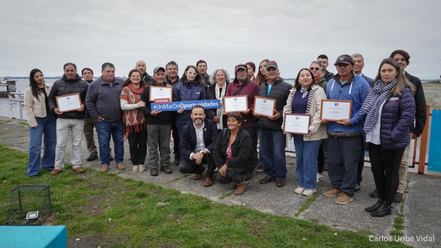 PROGRAMA “CALETA OPERACIÓN” DE INDESPA BENEFICIA A 162 ASISTENTES DE BUZO DE MAULLÍN EN CARELMAPU.